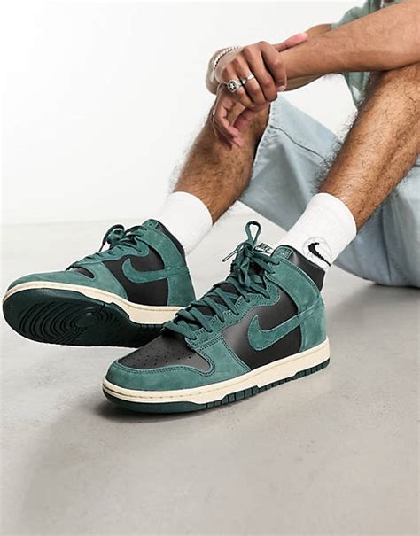 nike dunk verdi e nere